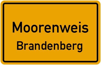 Ortsschild Moorenweis Brandenberg
