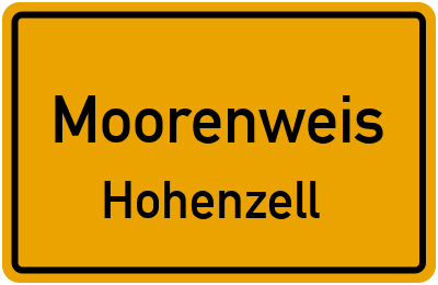 Straßenverzeichnis Moorenweis Hohenzell