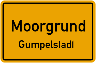 Straßenverzeichnis Moorgrund Gumpelstadt