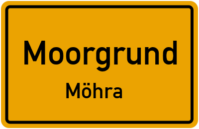 Straßenverzeichnis Moorgrund Möhra