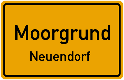 Straßenverzeichnis Moorgrund Neuendorf