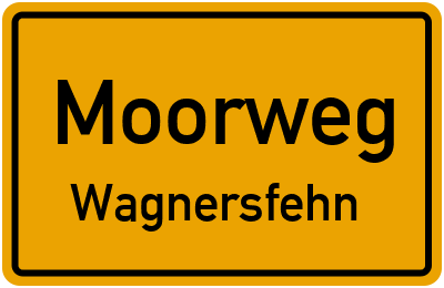 Straßenverzeichnis Moorweg Wagnersfehn