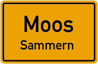 Straßenverzeichnis Moos Sammern