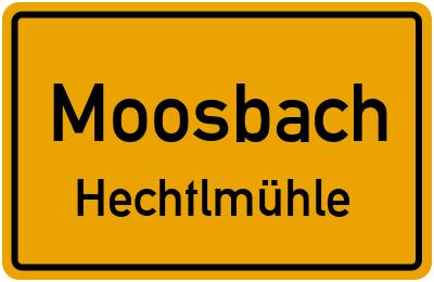 Straßenverzeichnis Moosbach Hechtlmühle