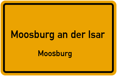 Straßenverzeichnis Moosburg an der Isar Moosburg