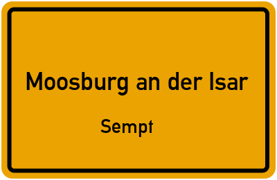 Straßenverzeichnis Moosburg an der Isar Sempt