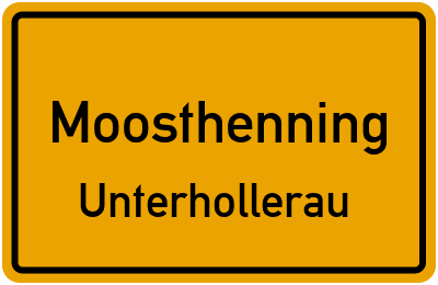 Straßenverzeichnis Moosthenning Unterhollerau