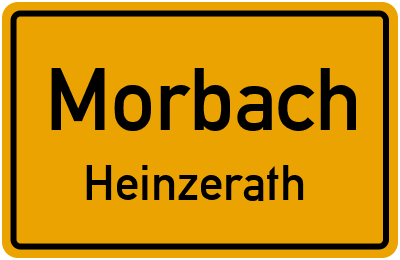 Straßenverzeichnis Morbach Heinzerath