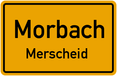 Straßenverzeichnis Morbach Merscheid