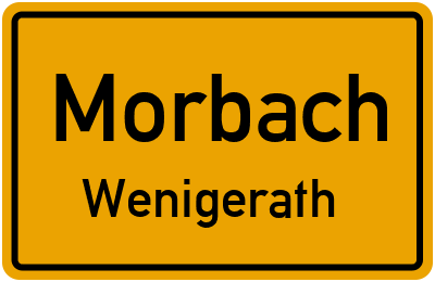 Straßenverzeichnis Morbach Wenigerath