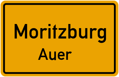 Straßenverzeichnis Moritzburg Auer