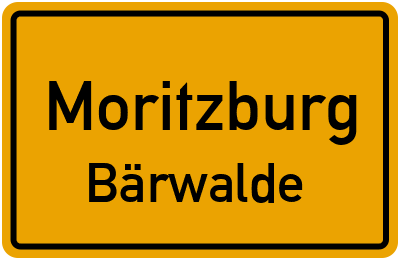 Straßenverzeichnis Moritzburg Bärwalde
