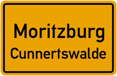 Straßenverzeichnis Moritzburg Cunnertswalde