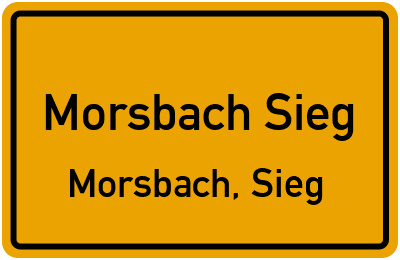 Straßenverzeichnis Morsbach Sieg Morsbach, Sieg
