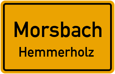 Straßenverzeichnis Morsbach Hemmerholz