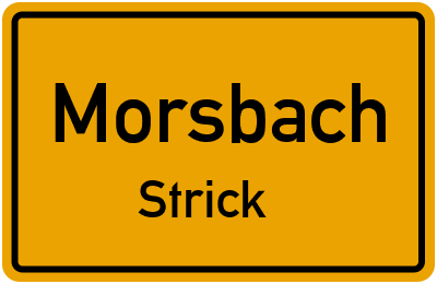 Straßenverzeichnis Morsbach Strick