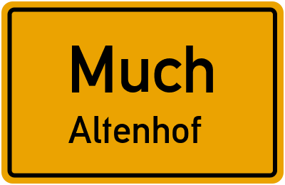 Straßenverzeichnis Much Altenhof
