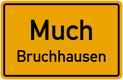 Straßenverzeichnis Much Bruchhausen