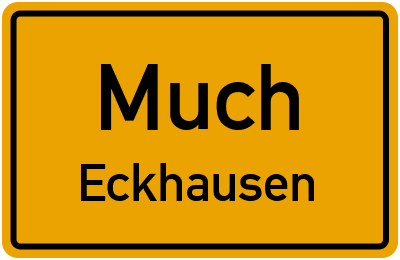 Straßenverzeichnis Much Eckhausen