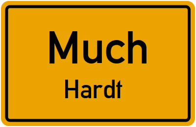 Straßenverzeichnis Much Hardt