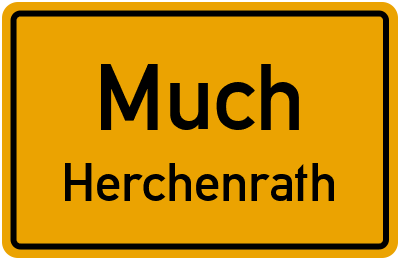 Ortsschild Much Herchenrath