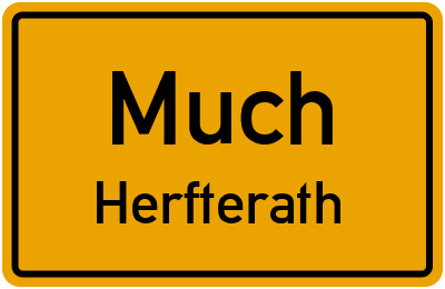 Straßenverzeichnis Much Herfterath