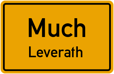 Straßenverzeichnis Much Leverath