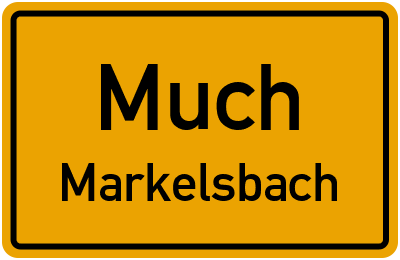 Straßenverzeichnis Much Markelsbach