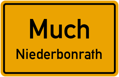 Straßenverzeichnis Much Niederbonrath