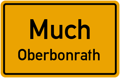 Straßenverzeichnis Much Oberbonrath