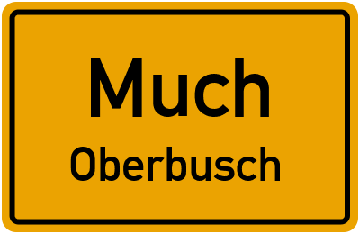 Straßenverzeichnis Much Oberbusch