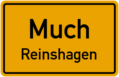 Straßenverzeichnis Much Reinshagen