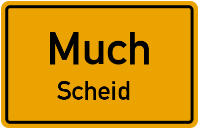 Straßenverzeichnis Much Scheid