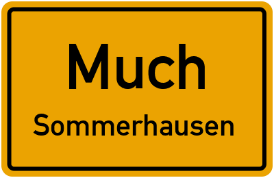 Ortsschild Much Sommerhausen