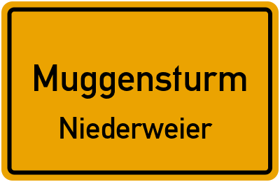 Straßenverzeichnis Muggensturm Niederweier