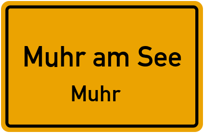 Straßenverzeichnis Muhr am See Muhr