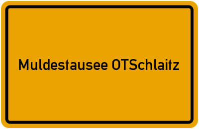 Branchenbuch Muldestausee OTSchlaitz, Sachsen-Anhalt