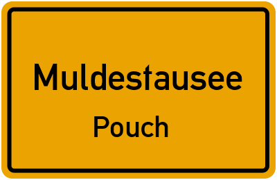 Straßenverzeichnis Muldestausee Pouch