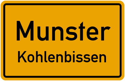 Straßenverzeichnis Munster Kohlenbissen
