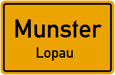 Straßenverzeichnis Munster Lopau