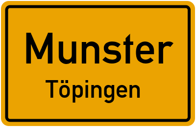 Straßenverzeichnis Munster Töpingen