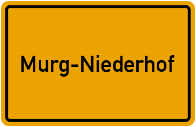 Branchenbuch Murg-Niederhof, Baden-Württemberg
