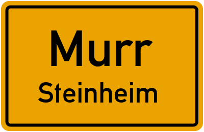 Straßenverzeichnis Murr Steinheim