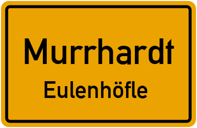 Straßenverzeichnis Murrhardt Eulenhöfle