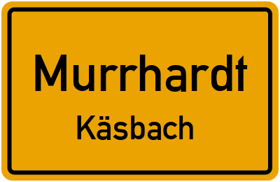 Straßenverzeichnis Murrhardt Käsbach