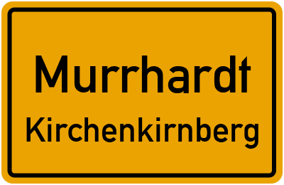 Straßenverzeichnis Murrhardt Kirchenkirnberg