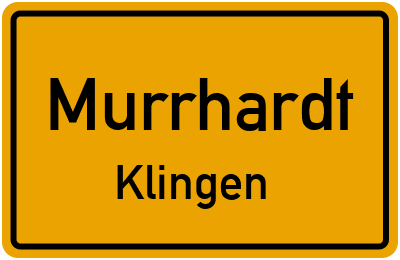 Straßenverzeichnis Murrhardt Klingen