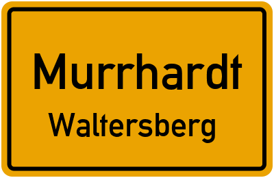 Straßenverzeichnis Murrhardt Waltersberg