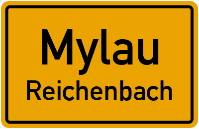 Straßenverzeichnis Mylau Reichenbach