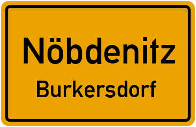 Straßenverzeichnis Nöbdenitz Burkersdorf